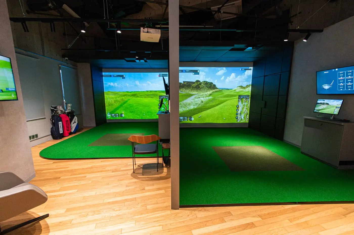 T-One Golf Studio 開放感あふれる洗練されたデザイン