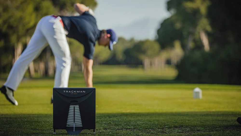 PGAツアープロ Trackman 使用風景 スイングデータ分析